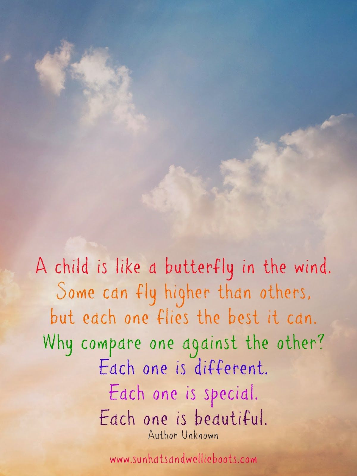 Butterfly Quotes For Kids
 A Child is like a Butterfly in the Wind