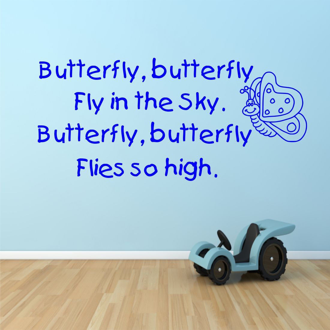 Butterfly Quotes For Kids
 KID S BUTTERFLY POEM CHILD S WALL ART QUOTE STICKER DECAL