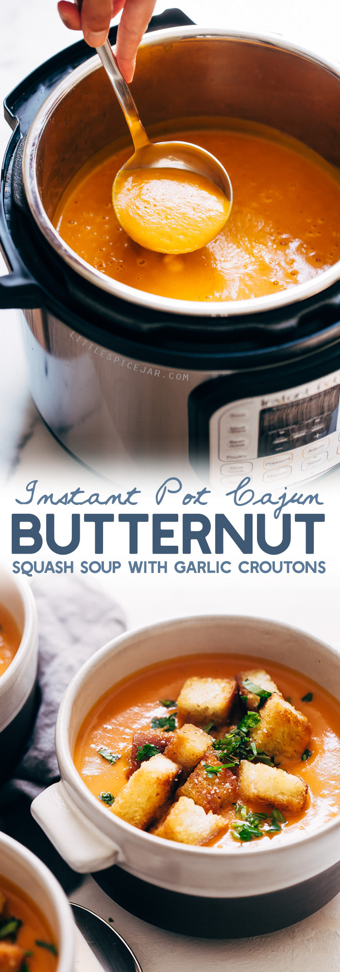 Butternut Squash Instant Pot
 Instant Pot Cajun Butternut Squash Soup Recipe