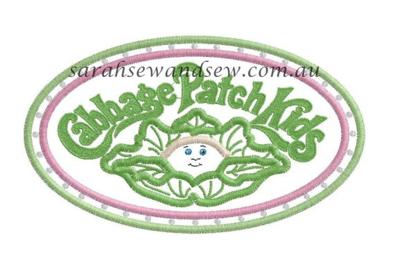 Cabbage Patch Kids Logo
 Cabbage Patch Kids Logo Embroidery Design