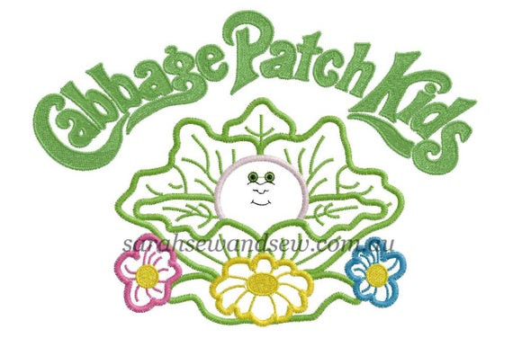 Cabbage Patch Kids Logo
 Cabbage Patch Kids Embroidery Design