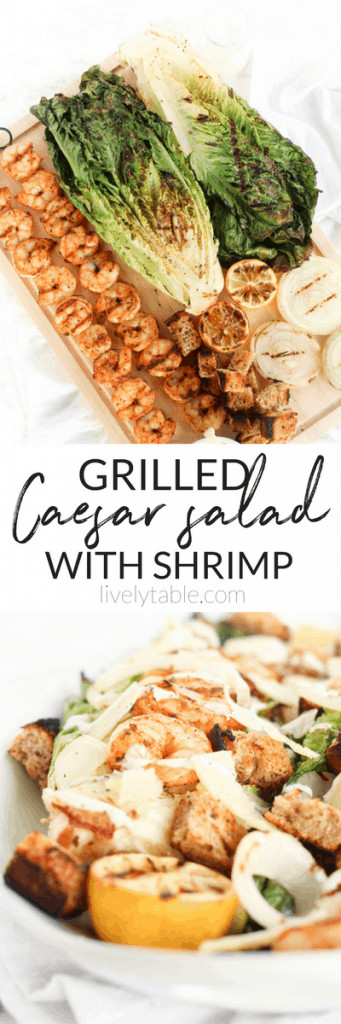 Caesar Salad With Shrimp
 Grilled Caesar Salad With Shrimp Lively Table
