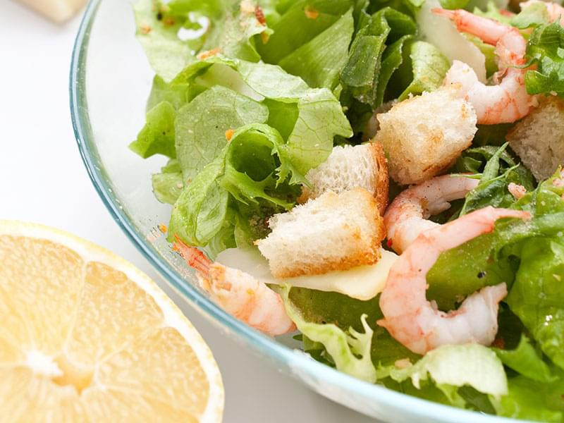 Caesar Salad With Shrimp
 Caesar Salad with Shrimp [Sulphite free]