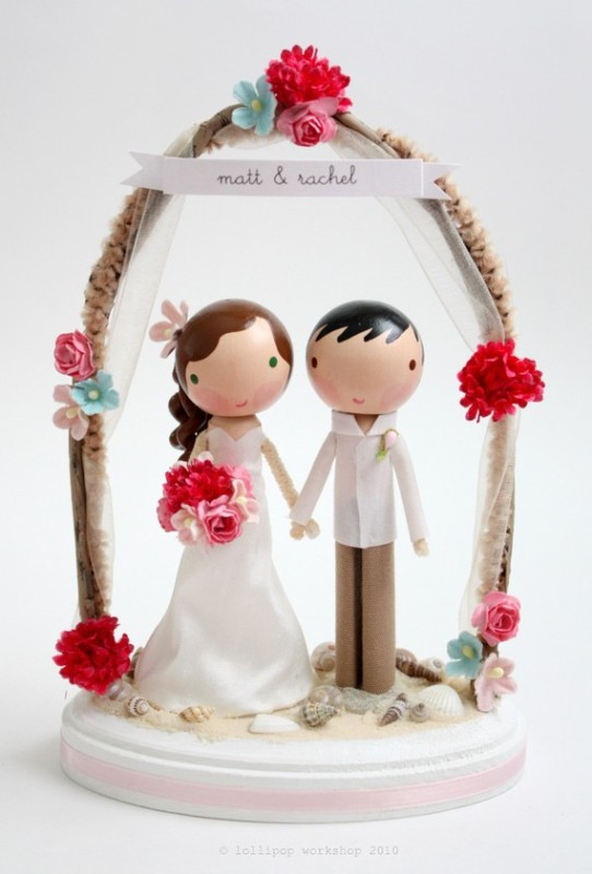 Cake Toppers For Weddings Unique
 Picture Unique Wedding Cake Toppers