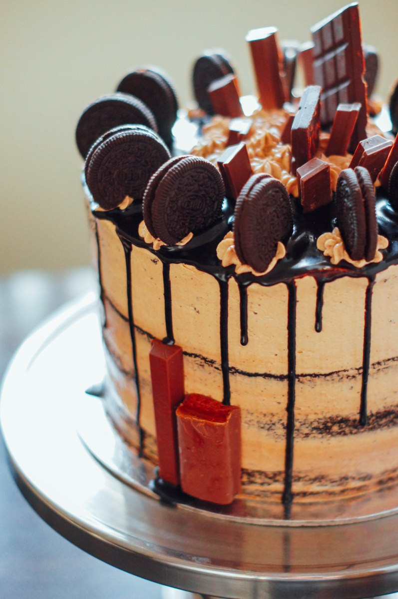 Cakes Birthday
 Mr R’s 30 – Birthday cake – Nutella buttercream recipe