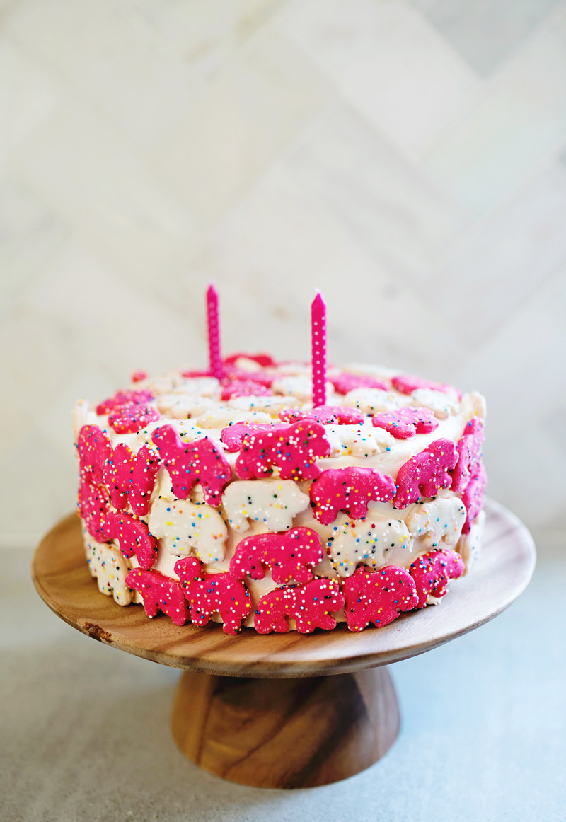 Cakes Birthday
 Animal Cookie Birthday Cake • A Subtle Revelry