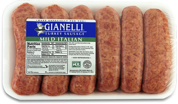 Calories In Turkey Sausage
 Our Products – Gianelli Sausage