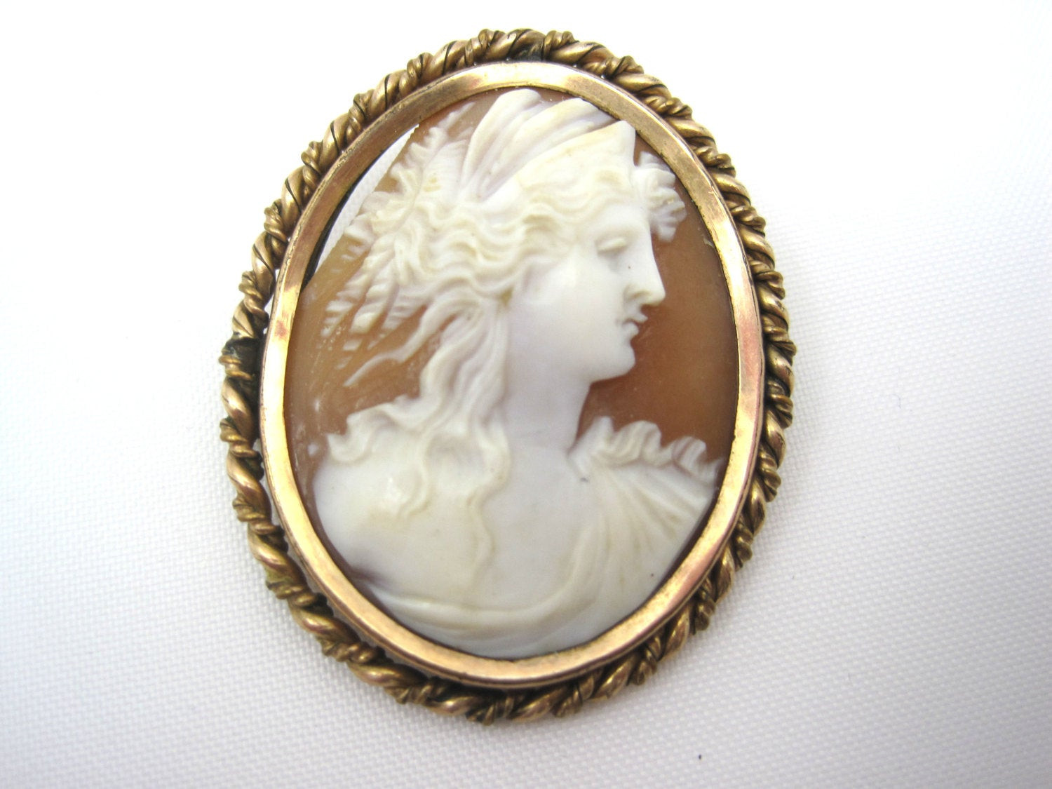 Cameo Brooches
 Antique Cameo Brooch 1800s Carved Shell