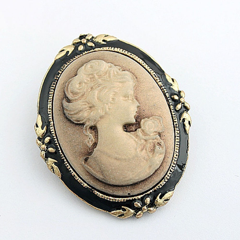 Cameo Brooches
 New Classic 2015 Europe Cameo Victorian Design Queen Head