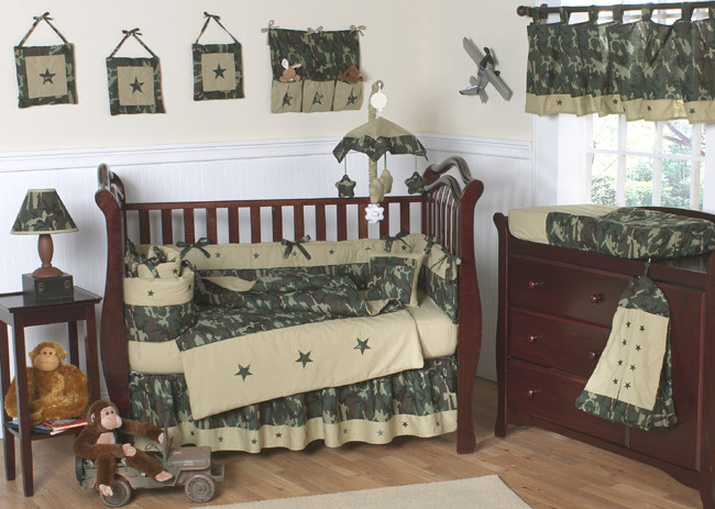 Camo Baby Decor
 Luxury Unique Designer Camo Military Camouflage Baby Crib
