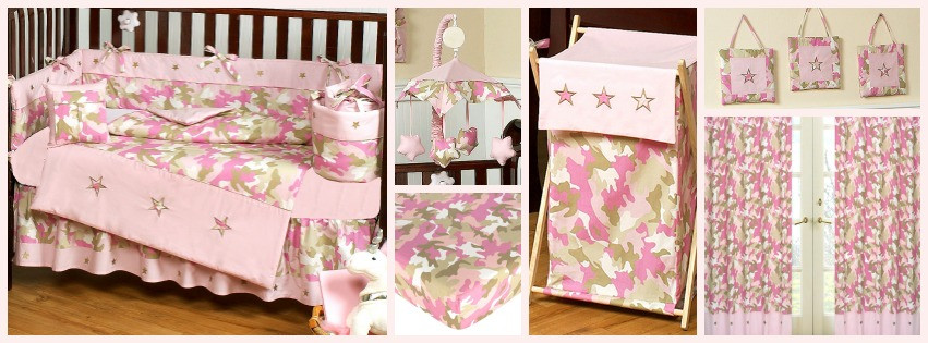 Camo Baby Decor
 Camouflage Pink Baby Bedding Camo Nursery