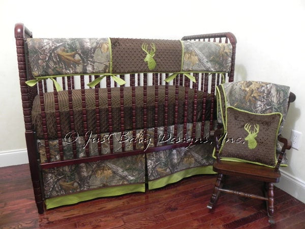 Camo Baby Decor
 Camo Baby Bedding Set Ryker Boy Baby Bedding Crib Rail