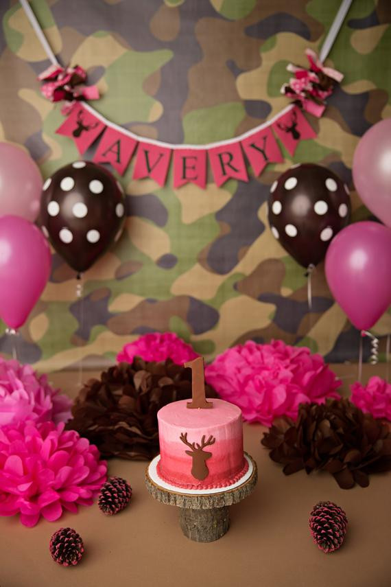 Camouflage Birthday Party
 CAMO BIRTHDAY BANNER 1st birthday girl Camo 1st birthday