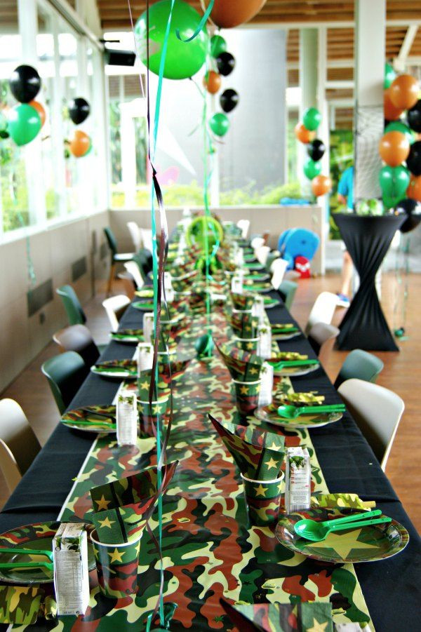Camouflage Birthday Party
 Pin on Camouflage Military Themed Party