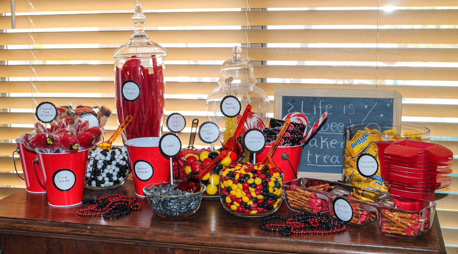 Candy Bar Ideas For Graduation Party
 Everything Paige Landon s Graduation Party