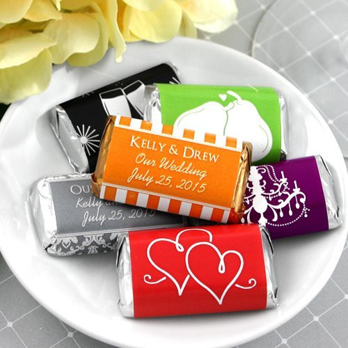 Candy Bar Wedding Favors
 Personalized Mini Wedding Candy Bars Many Designs