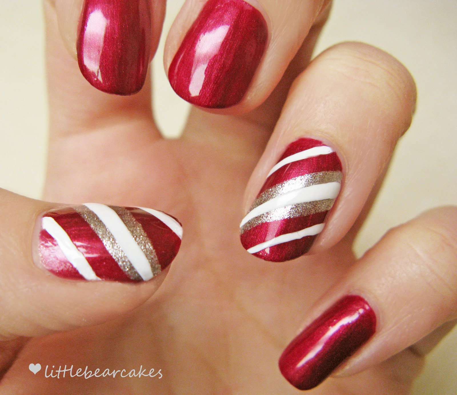 Candy Cane Nail Art
 Nails Candy Cane – Done well these can be the icing on