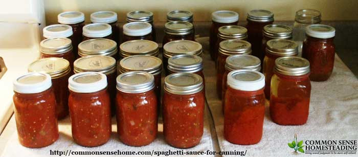 Canning Homemade Spaghetti Sauce
 Spaghetti Sauce for Canning Made with Fresh Tomatoes
