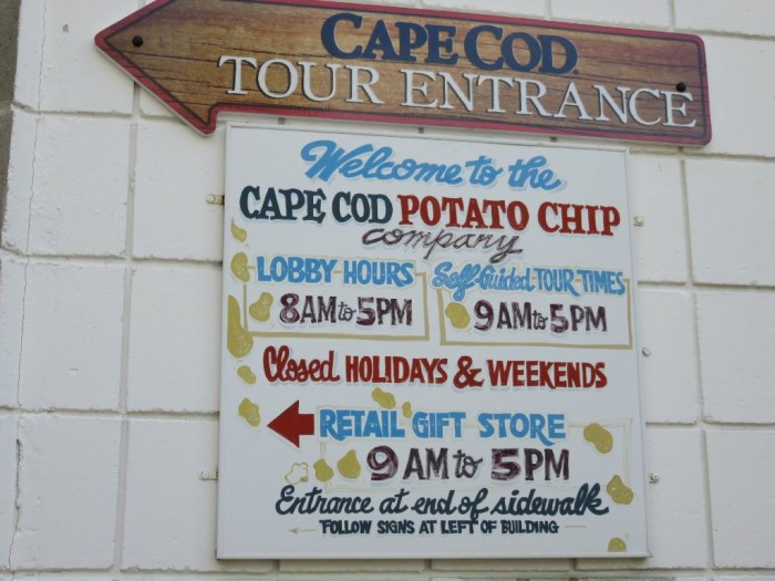 Cape Cod Potato Chip Factory
 15 Free Things To Do In Massachusetts
