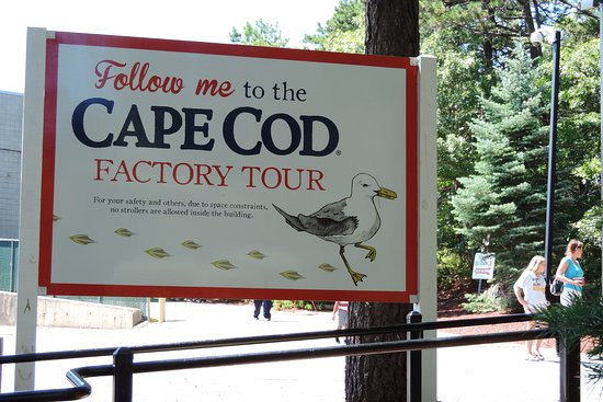 Cape Cod Potato Chip Factory
 The Entrance sign to the cape cod potato chip factory tour