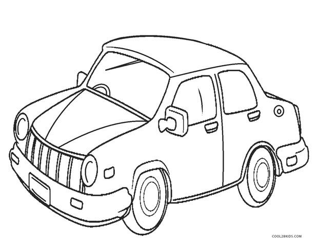 Car Coloring Pages For Kids
 Free Printable Cars Coloring Pages For Kids