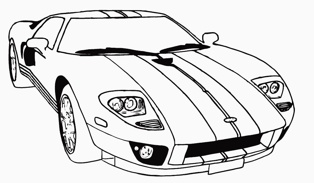 Car Coloring Pages For Kids
 Free Printable Race Car Coloring Pages For Kids