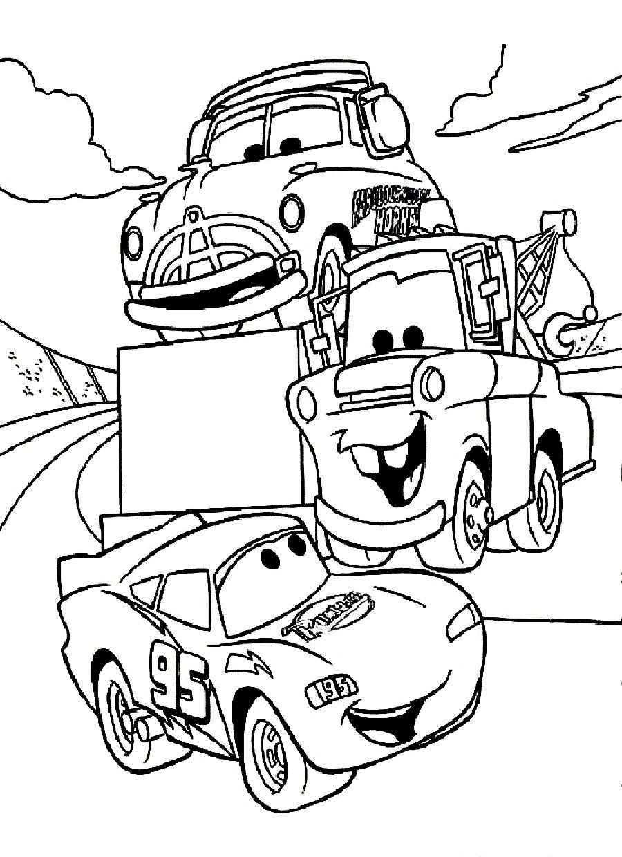 Car Coloring Pages For Kids
 disney cars coloring pages Free