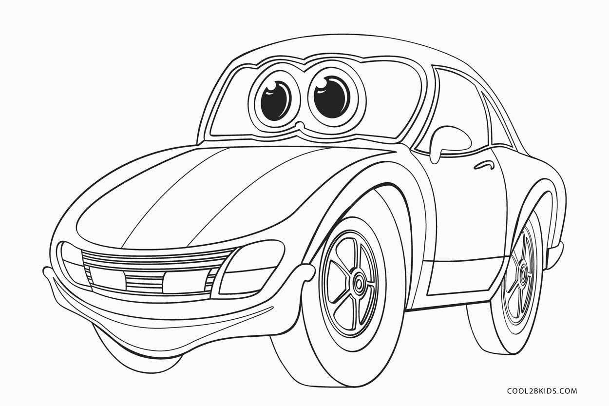 Car Coloring Pages For Toddlers
 Free Printable Cars Coloring Pages For Kids