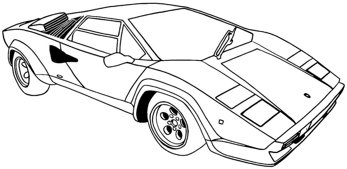 Car Printable Coloring Pages
 Printable Coloring Pages Sports Cars Coloring Home