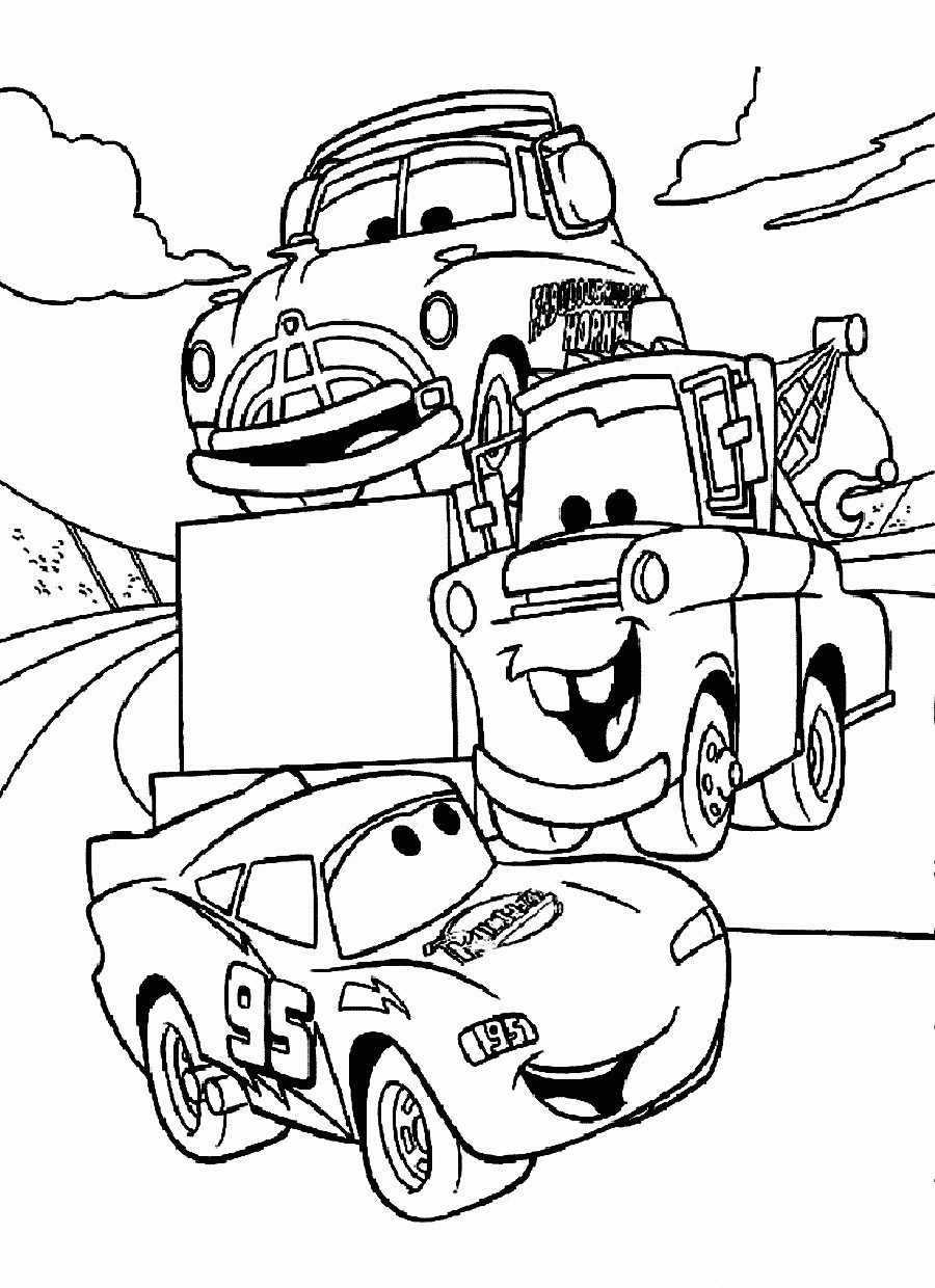Car Printable Coloring Pages
 Disney Cars Coloring Pages Pdf Coloring Home