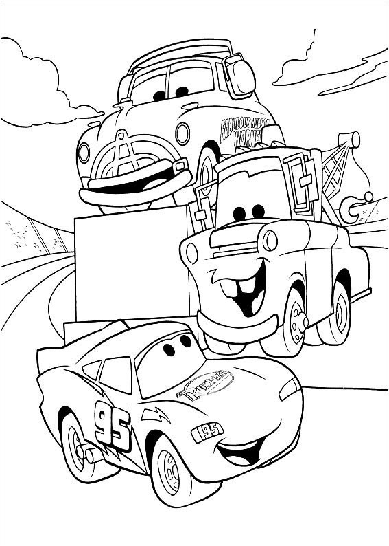 Car Printable Coloring Pages
 Disney Cars Coloring Pages Printable Best Gift Ideas Blog
