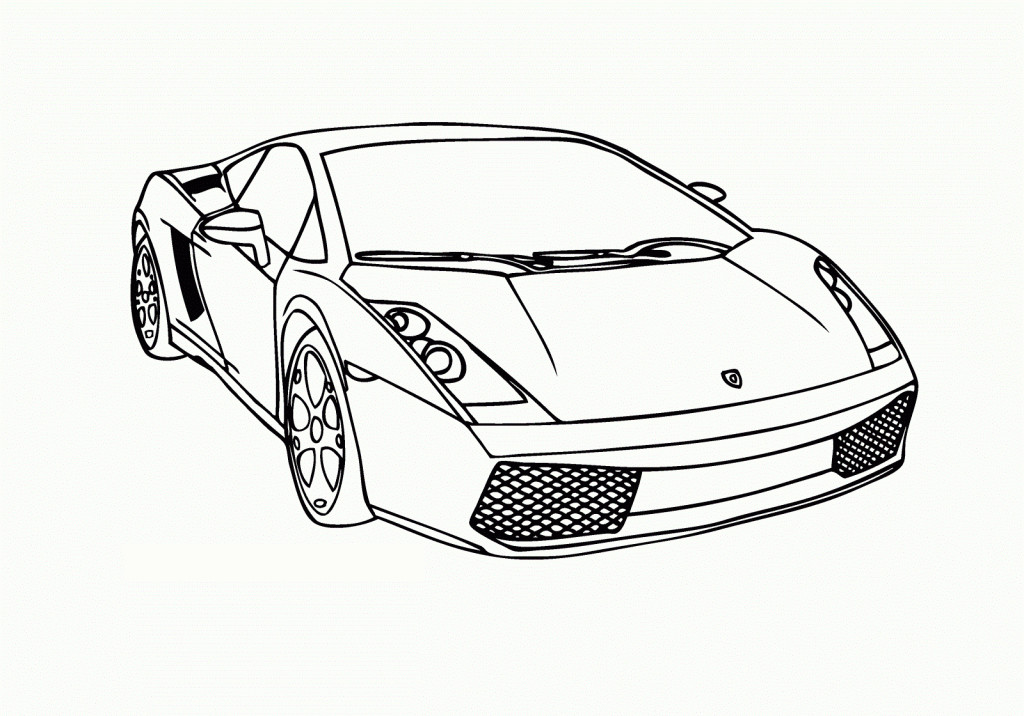 Car Printable Coloring Pages
 Free Printable Race Car Coloring Pages For Kids