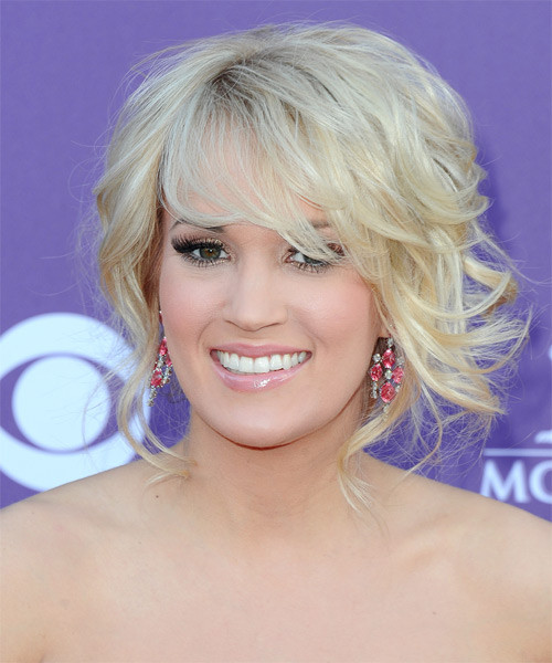 Carrie Underwood Updo Hairstyles
 Carrie Underwood Long Curly Formal Updo Hairstyle with