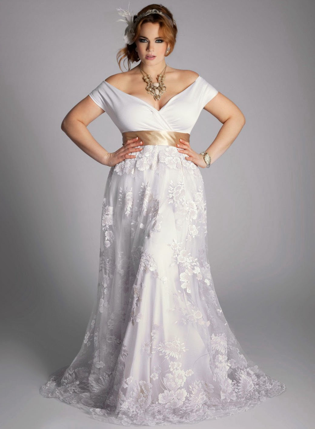 Casual Plus Size Wedding Dresses
 White Casual Plus Size Wedding Dresses Design Ideas