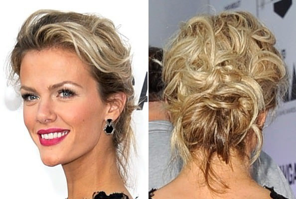 Casual Updo Hairstyle
 15 Best Updos for Curly Hair