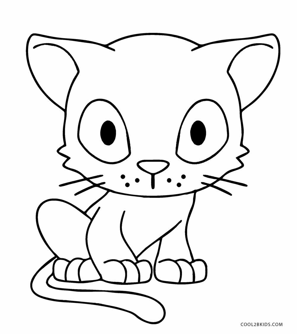 Cat Coloring Pages For Toddlers
 Free Printable Cat Coloring Pages For Kids