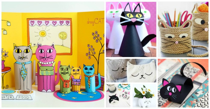 Cat Gifts For Kids
 25 Curiously Cute Cat Crafts For Kids