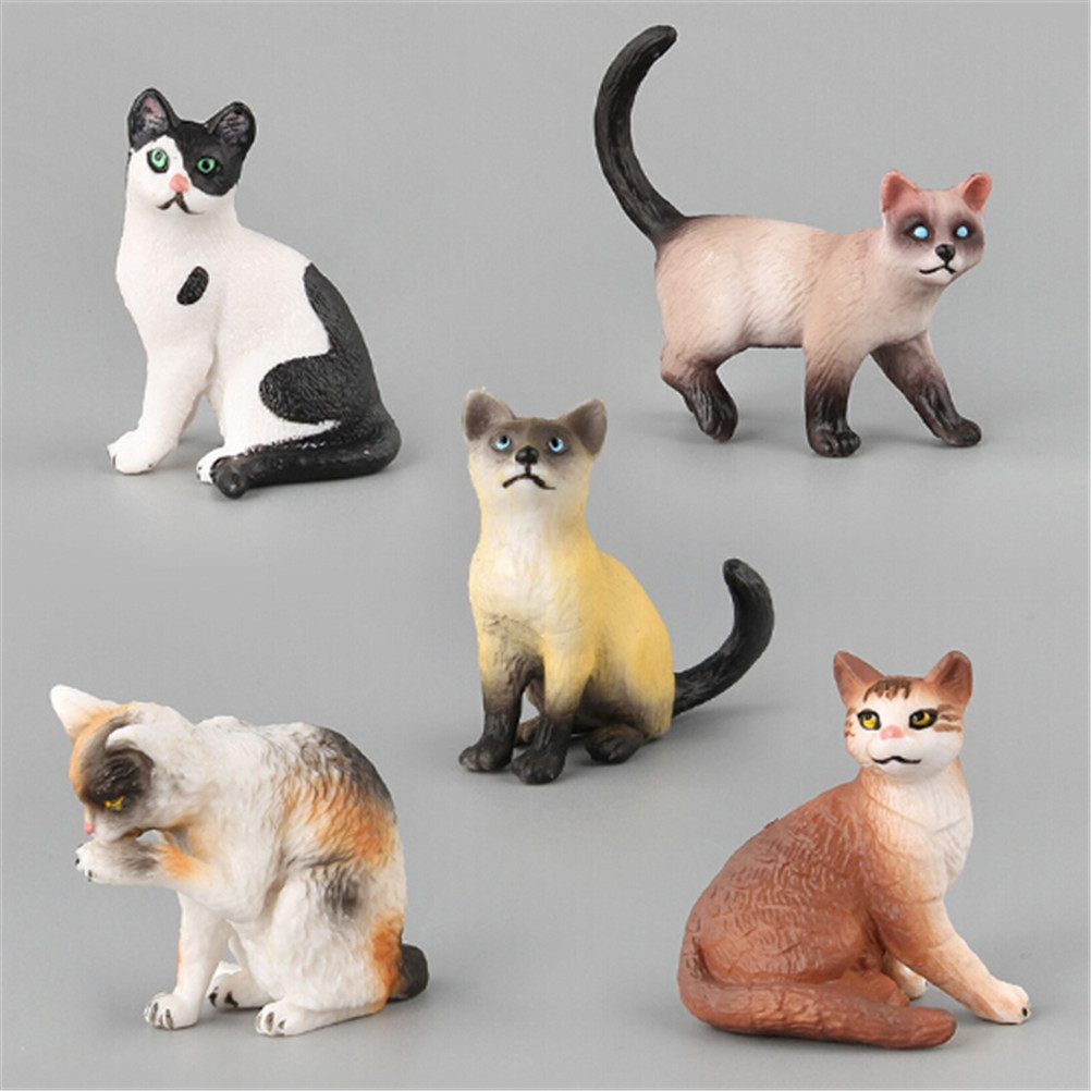 Cat Gifts For Kids
 Farm Simulation Mini Cat Gift For Kids Toy Statue Animal