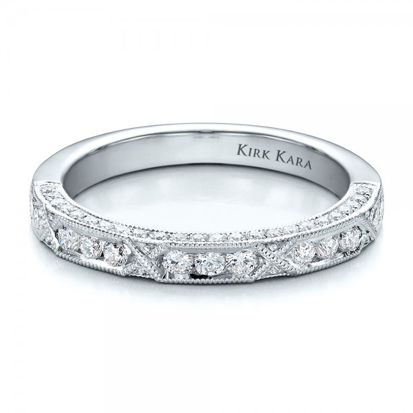 Channel Set Wedding Band
 Diamond Channel Set Engagement Ring with Matching Wedding