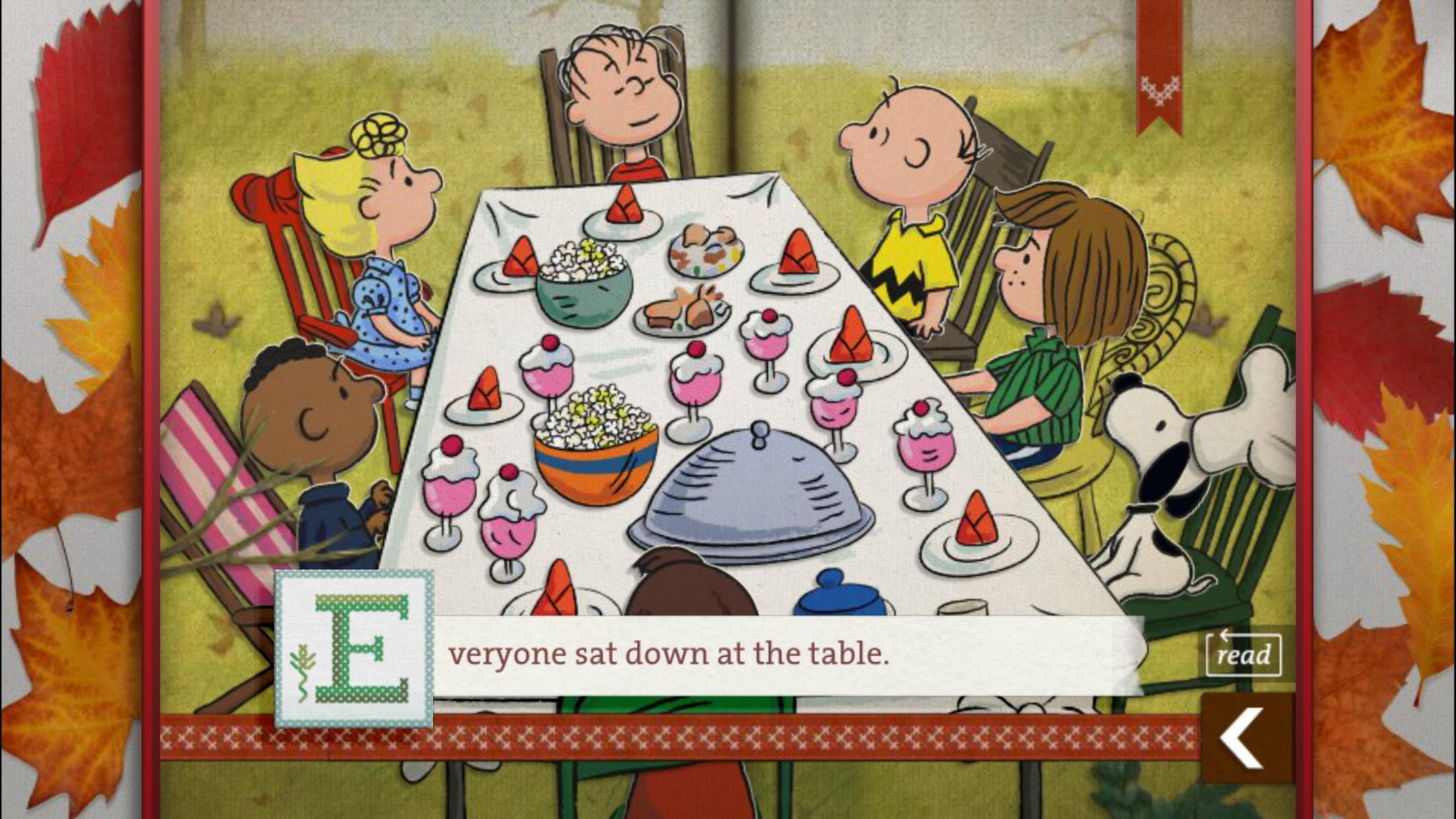 Charlie Brown Thanksgiving Dinner
 A Charlie Brown Thanksgiving Peanuts Read & Play for