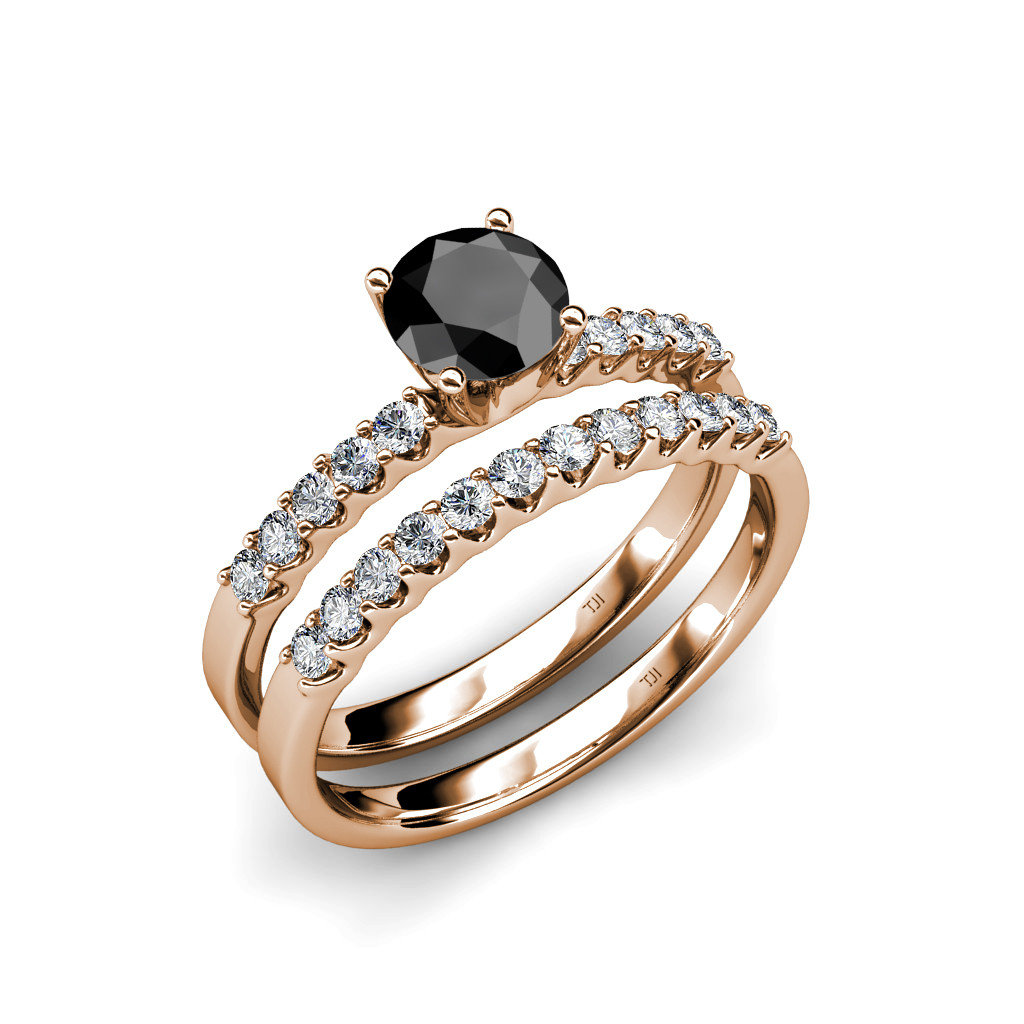 Cheap Black Wedding Rings
 Glamour and Cheap Black Diamond Wedding Ring Sets for