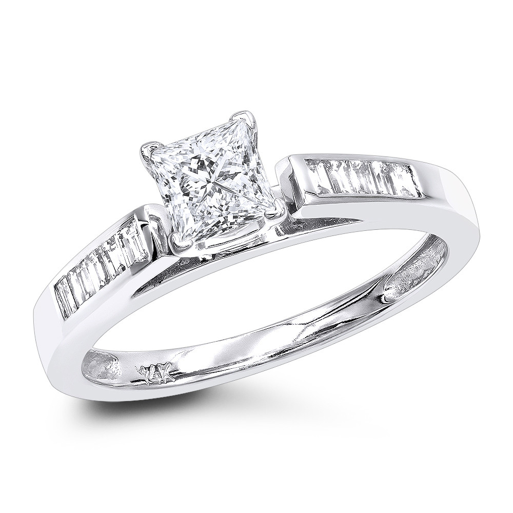 Cheap Diamond Engagement Ring
 Cheap Engagement Rings 0 75ct Princess Cut Diamond