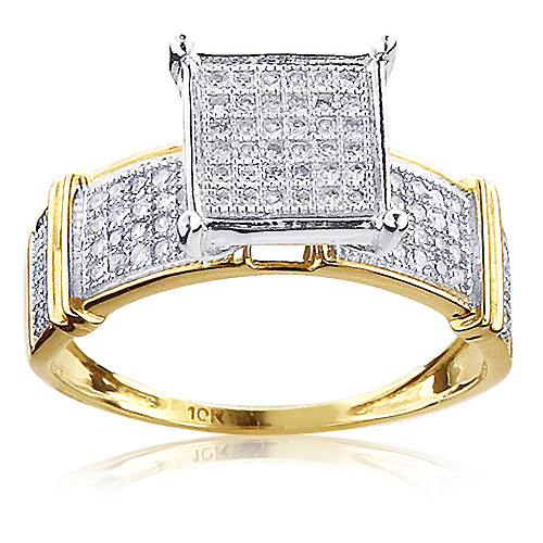 Cheap Diamond Engagement Ring
 Engagement Rings For Cheap 10K Yellow Gold La s Diamond