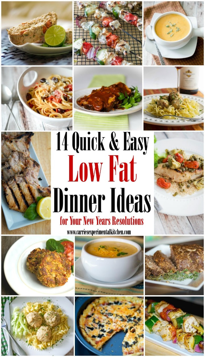 Cheap Low Calorie Dinners
 14 Quick & Easy Low Fat Dinner Ideas for your New Years