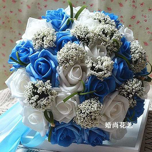 Cheap Silk Wedding Flowers
 Cheap wedding bride Bouquet Artificial Silk Flowers