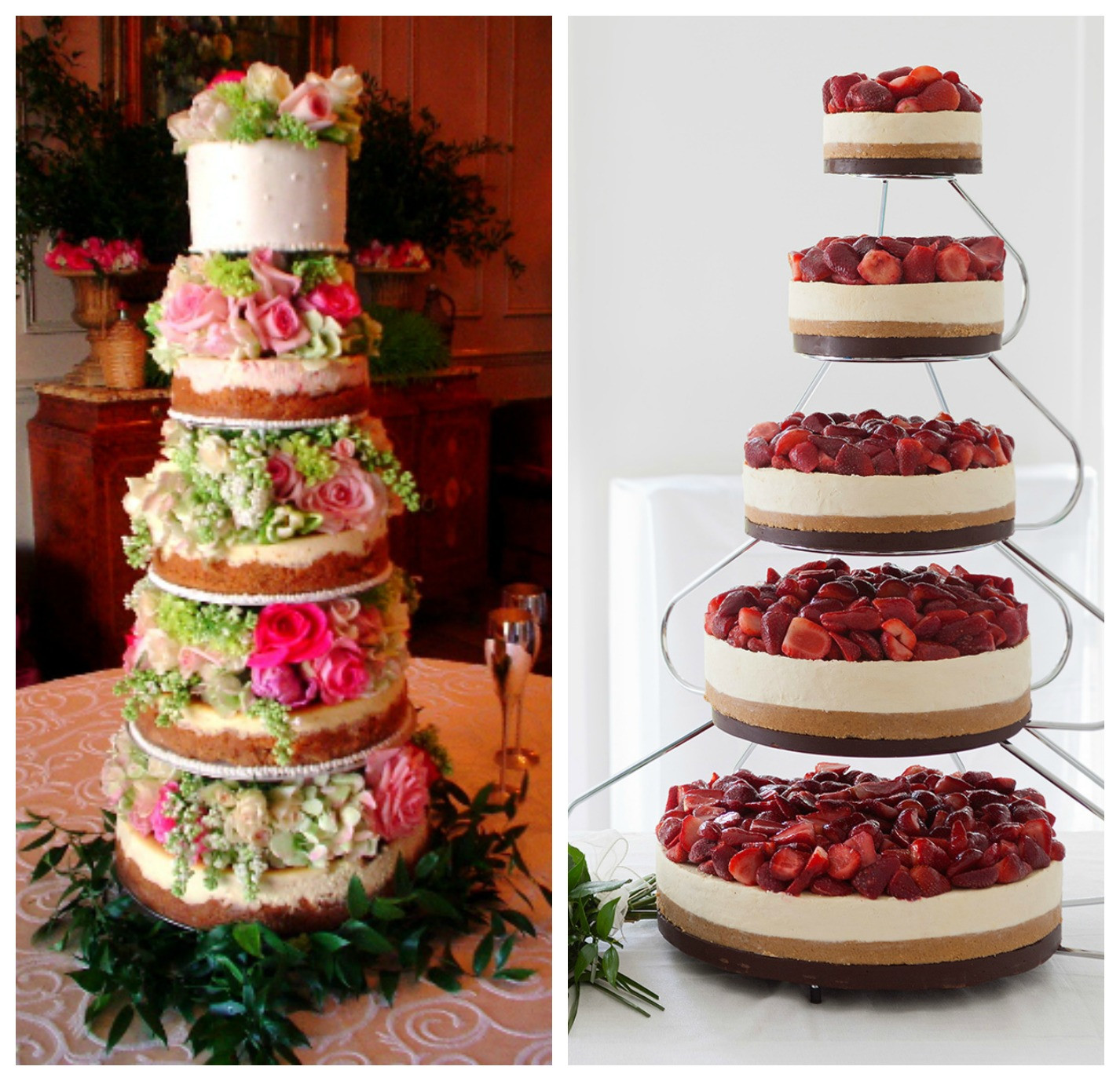 Cheesecake Factory Wedding Cake
 Tea & Doilies