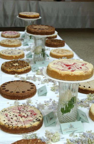 Cheesecake Factory Wedding Cake
 Cheesecake buffet instead of wedding cake I m not a fan