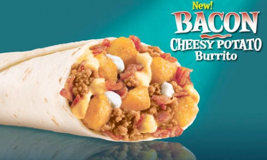 Cheesy Potato Burrito
 Taco Bell Restaurant Copycat Recipes Taco Bell Bacon