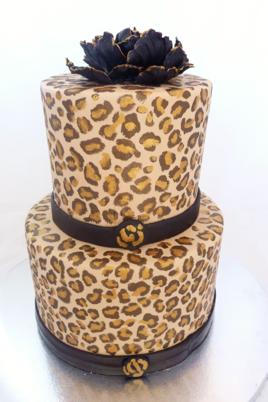 Cheetah Print Birthday Cake
 Handpainted Cheetah Print Cake CakeCentral