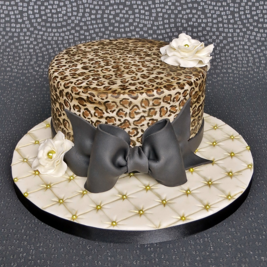 Cheetah Print Birthday Cake
 Leopard Print Birthday Cake CakeCentral